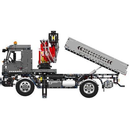 Remote-Controlled Construction Crane Truck 3766PCS - RBrickstem®