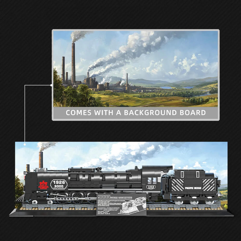 9000-Class Steam Locomotive 1545Pcs - RBrickstem®