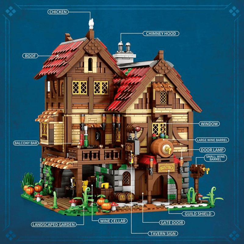 Medieval Bistro And Tavern 2830pcs mySite