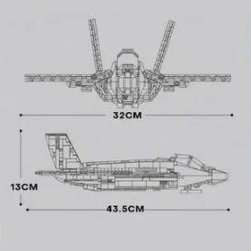 The Mega Fighter Jet Bundle 7846pcs mySite