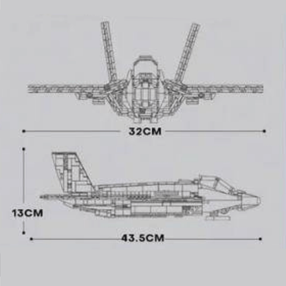 F-35 Lightning II 1599pcs mySite