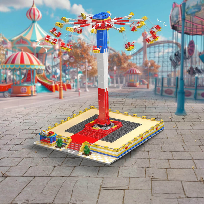 Motorised Swing Carousel 1580Pcs - RBrickstem®