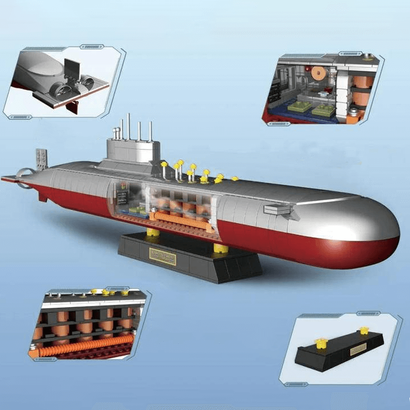 Type 9411 Nuclear Submarine 1104pcs mySite