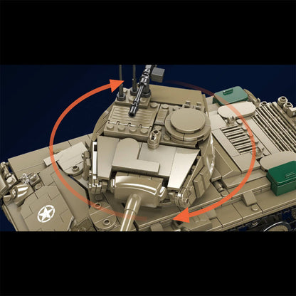 Remote Controlled M24 Chaffee Tank 931pcs - RBrickstem®