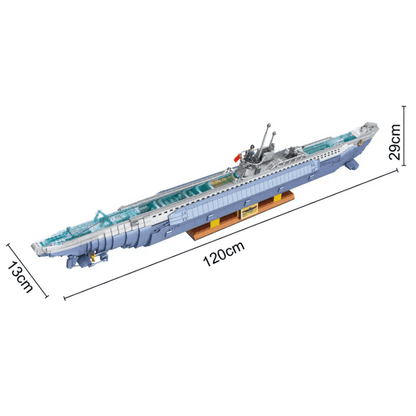 VIIC U-552 Submarine 6171pcs mySite