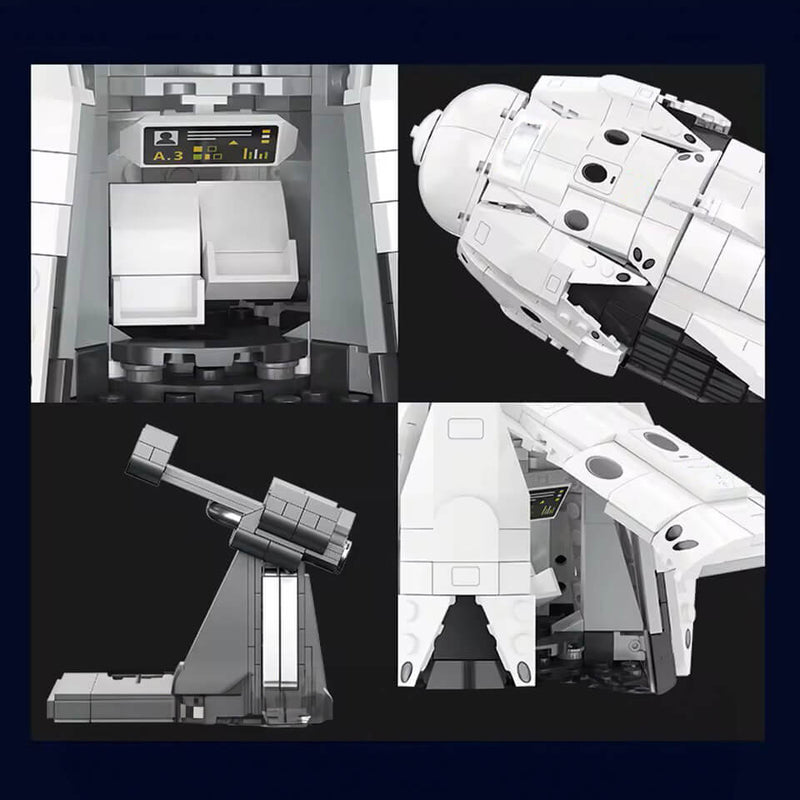 Space Capsule Explorer 849Pcs - RBrickstem®