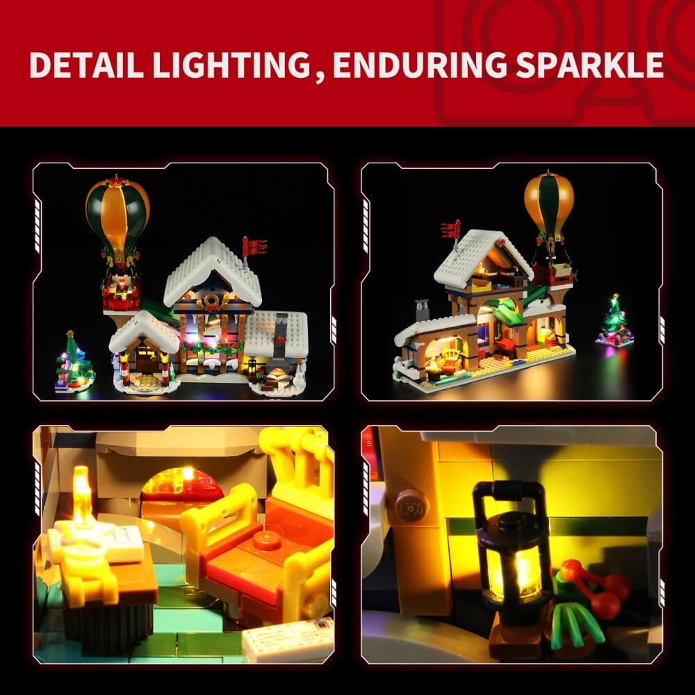 Briksmax 2.0 Light Kit For Santa's Post Office 10339 - RBrickstem®