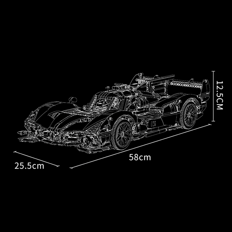 Remote Controlled 24h Endurance Car 2979pcs RBrickstem®