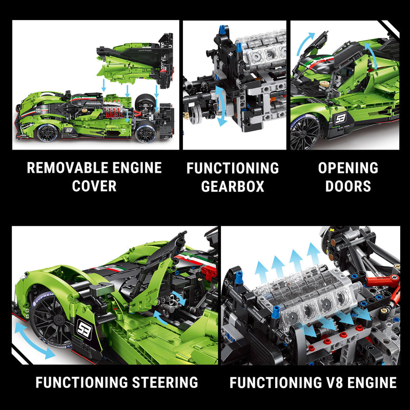 The Ultimate 2024 Endurance Bull 3770Pcs - RBrickstem®