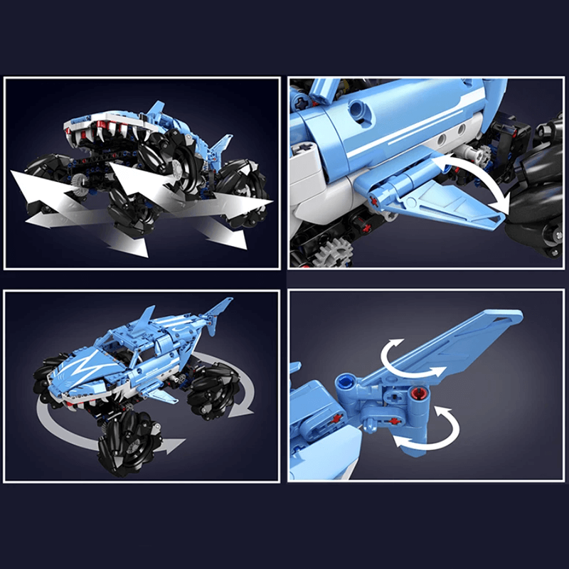 Remote Controlled Omnidirectional Shark 785pcs mySite