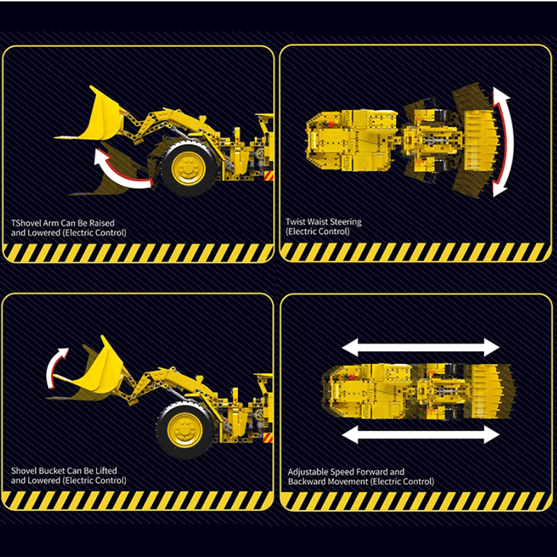 Remote Controlled Mine Loader 1395pcs mySite