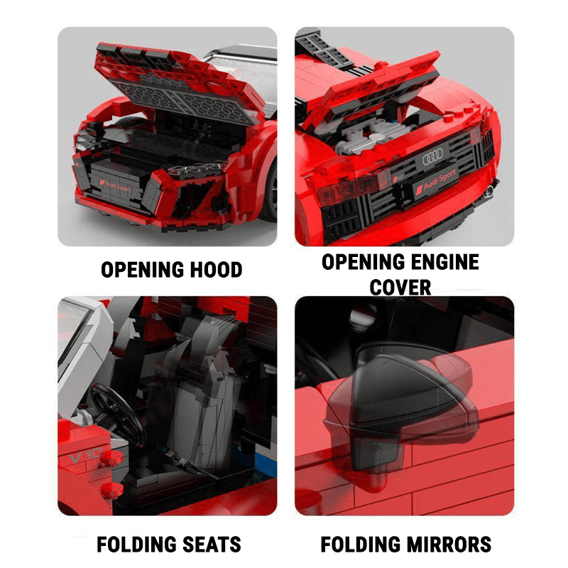 Audi R8 Spyder 1439pcs mySite