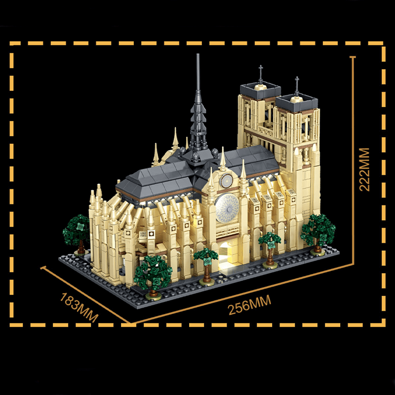 Notre Dame Cathedral 1756pcs - RBrickstem®