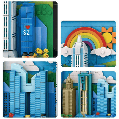 Shenzhen Skyline 644pcs - RBrickstem®