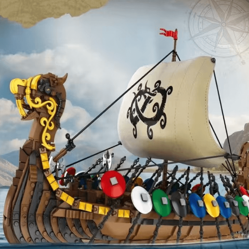 Viking Longship 2546pcs RBrickstem®