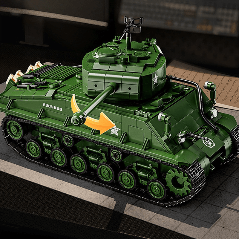 M4 Sherman Tank 1681PCS - RBrickstem®