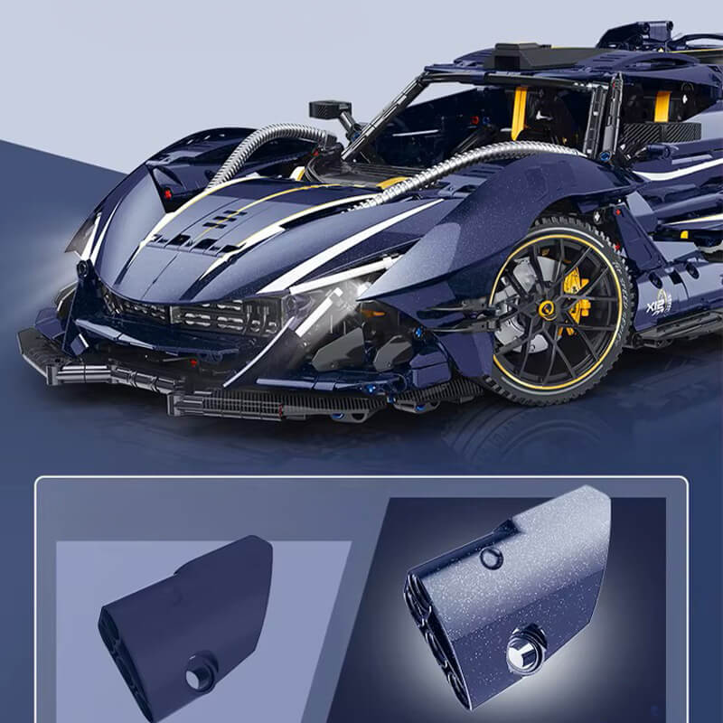 Midnight Edition "Intense Emotion" Hypercar 3655Pcs - RBrickstem®