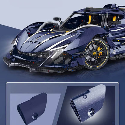 Midnight Edition "Intense Emotion" Hypercar 3655Pcs - RBrickstem®