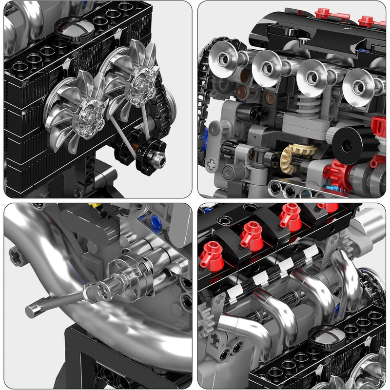 Variable Valve Timing JDM Engine 771Pcs - RBrickstem®