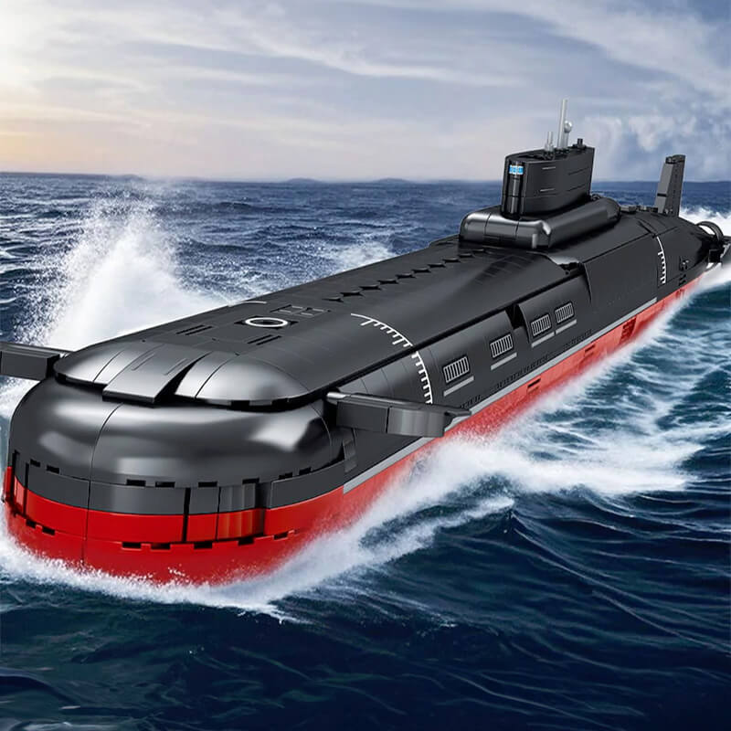 Project 941 Akula Nuclear Submarine 2894Pcs - RBrickstem®