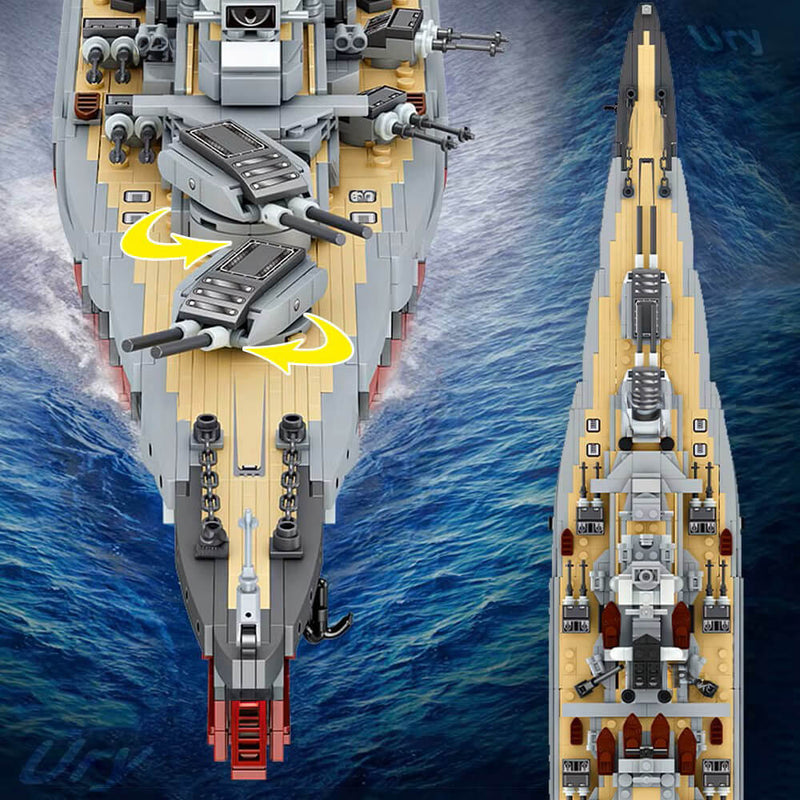 Queen Elizabeth-Class Battleship 2276Pcs - RBrickstem®