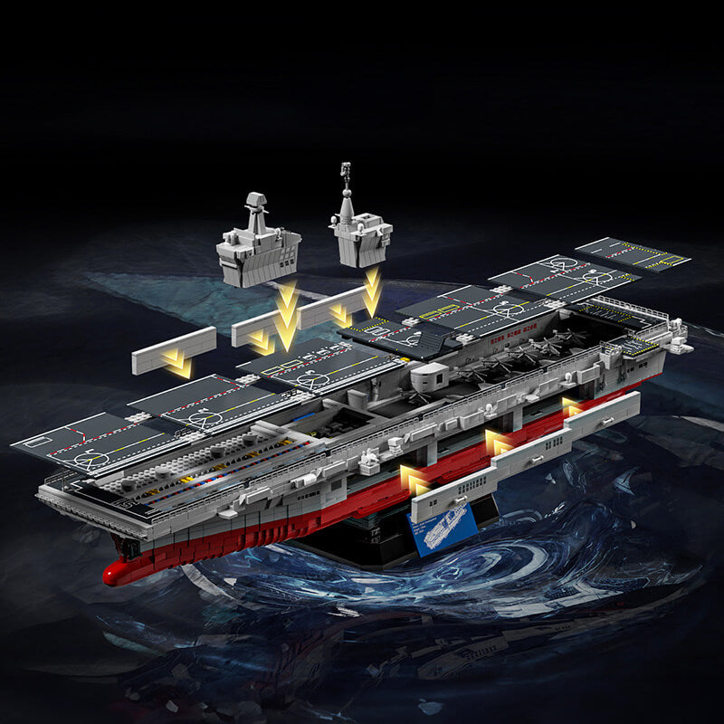 Type 076 Amphibious Assault Ship 4525Pcs - RBrickstem®