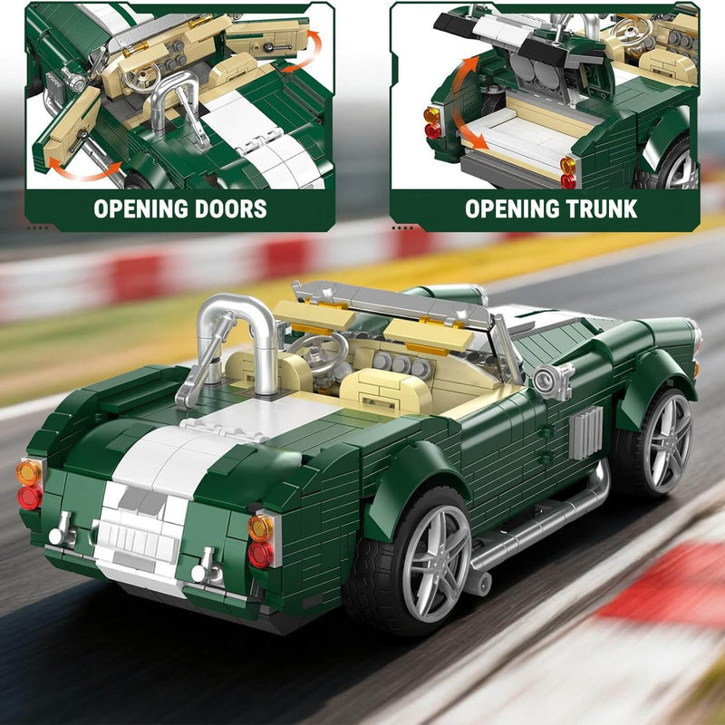 Convertible American Sports Car 1197Pcs - RBrickstem®