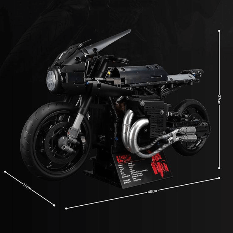 Shadow Edition Dark Bike 1980pcs RBrickstem®