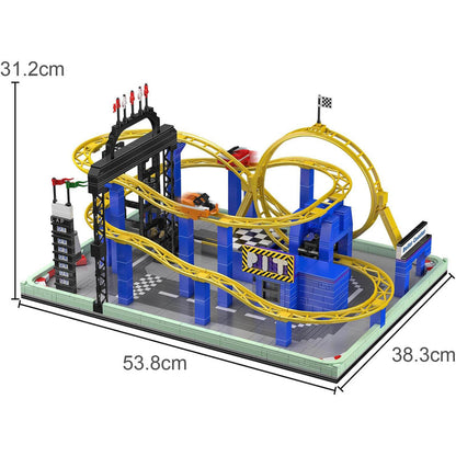 Motorised Roller Coaster 1706PCS - RBrickstem®