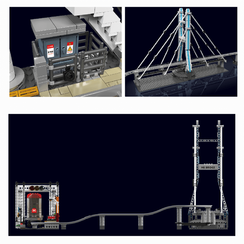 Motorised Monorail 1487pcs mySite