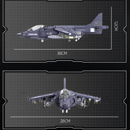 AV-8 Sea Harrier Aircraft 806pcs mySite