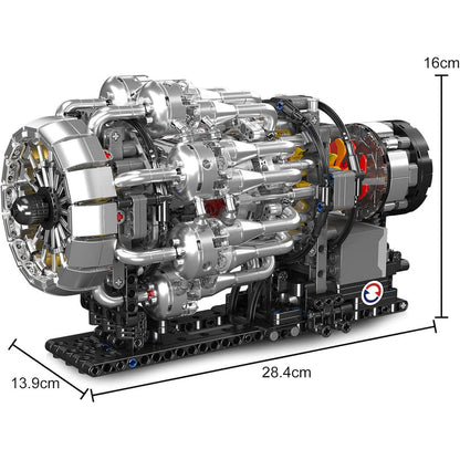 Motorised Turbofan Engine 1213PCS - RBrickstem®
