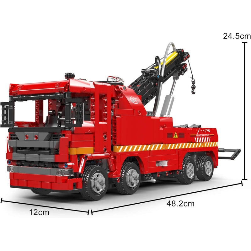 Pneumatic European Tow Truck 1652PCS - RBrickstem®