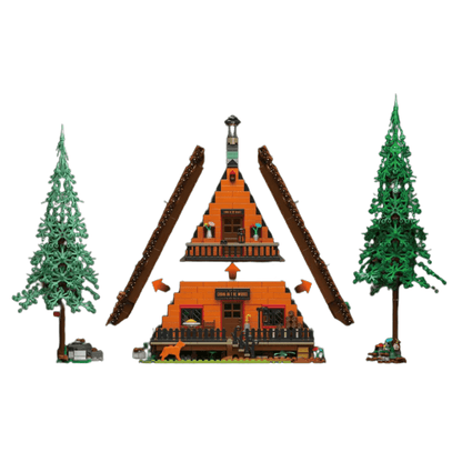 Wooden Cabin In The Woods 3397pcs mySite