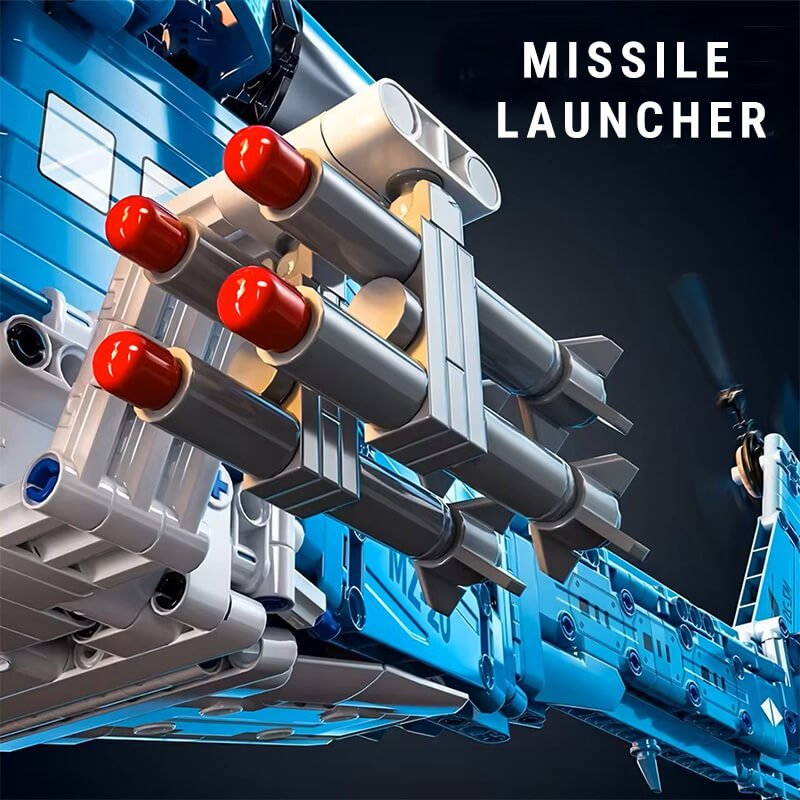 Heavy-Duty Military Helicopter 1710Pcs - RBrickstem®