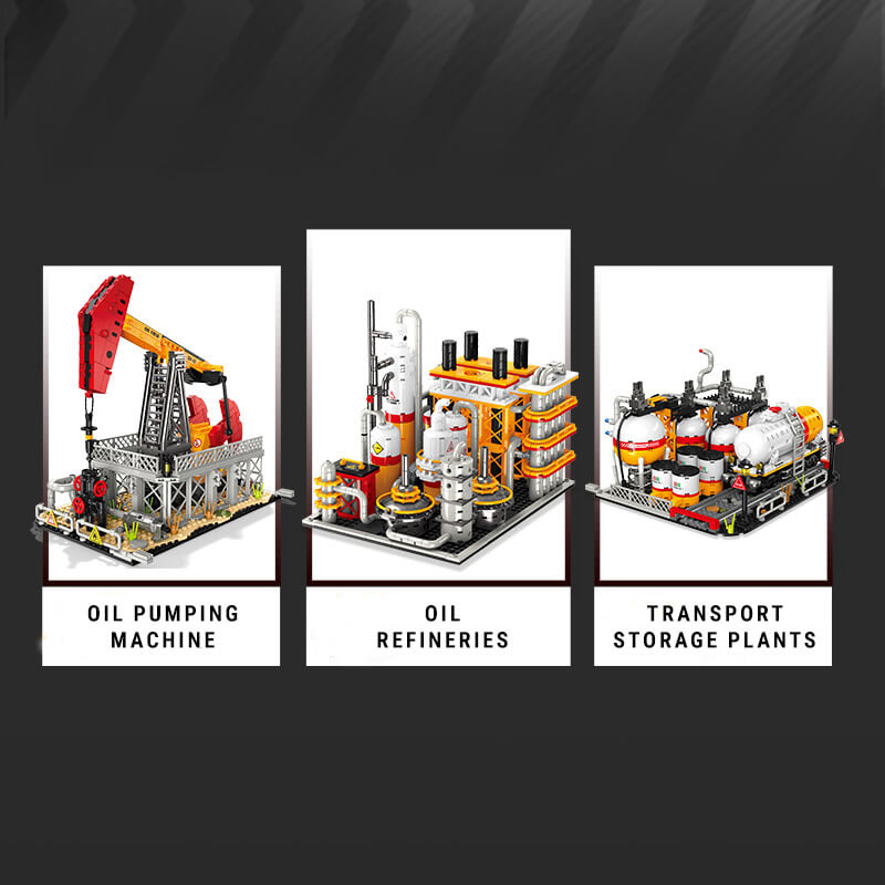 Industrial Oil Refinery Complex 2140Pcs - RBrickstem®