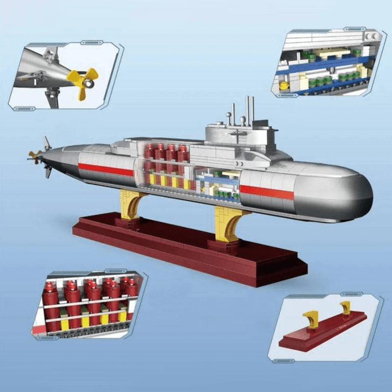 Type 092 Nuclear Submarine 1019pcs mySite