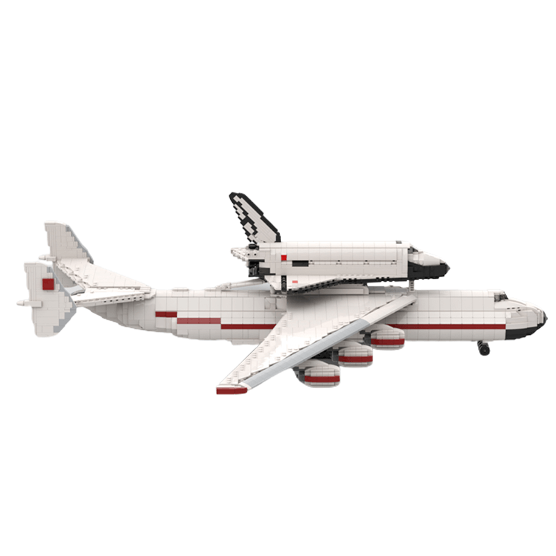 1:110 Buran with Antonov AN-225 Carrierplane 4176pcs mySite