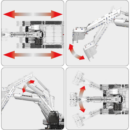 Heavy Duty Crawler Excavator 3194Pcs - RBrickstem®