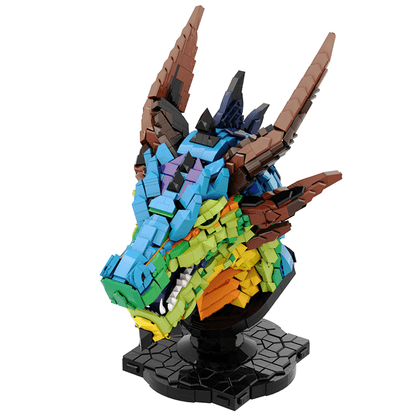 Rainbow Dragon Head 2581pcs mySite