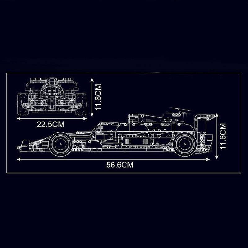 Single Seater Race Car 1184pcs mySite