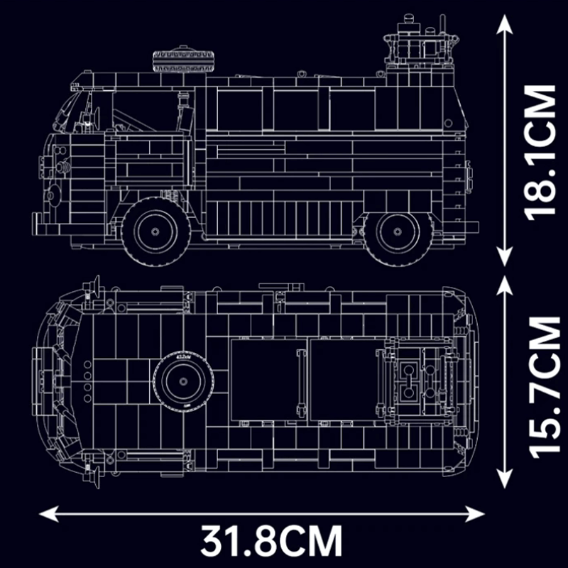 Vintage Campervan 2055pcs mySite