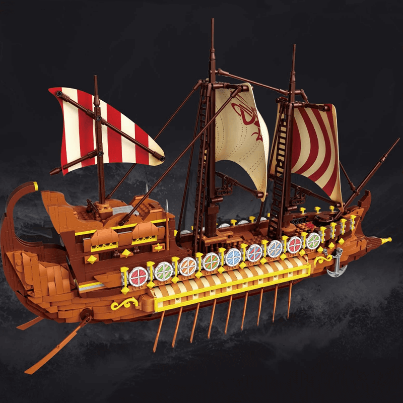 Ancient Viking Warship 2072pcs RBrickstem®