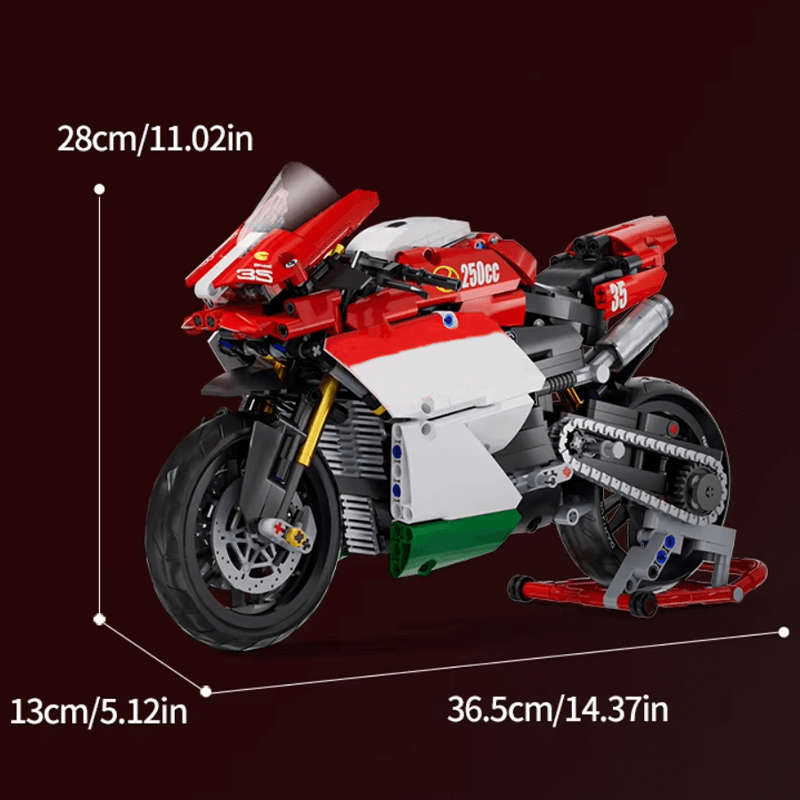 Italian Sports Bike 882pcs RBrickstem®