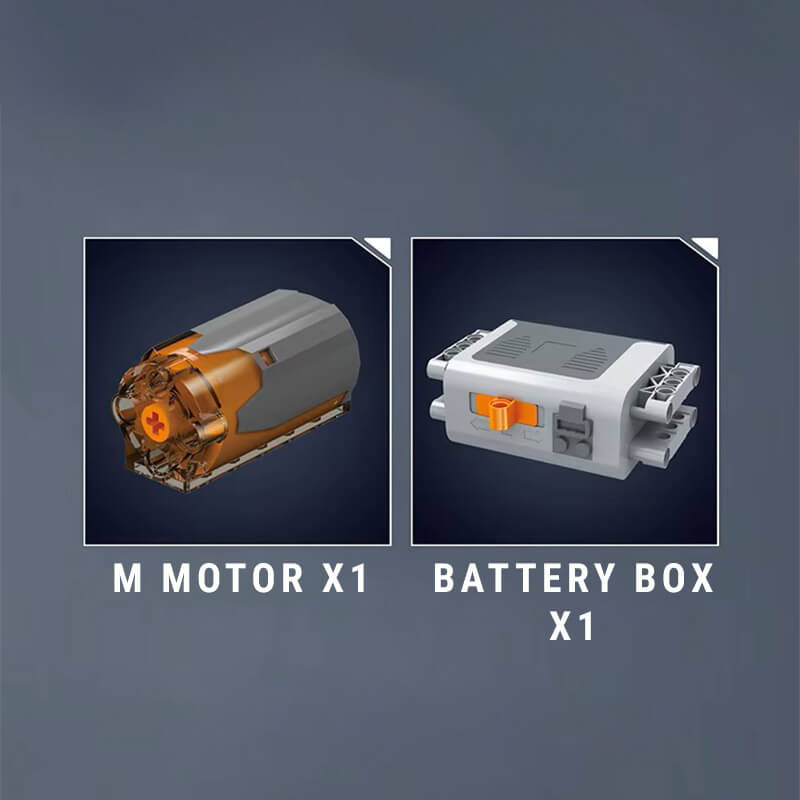 Motorised Inline 6 Bavarian Engine 743Pcs - RBrickstem®