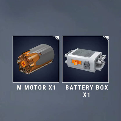 Motorised Inline 6 Bavarian Engine 743Pcs - RBrickstem®