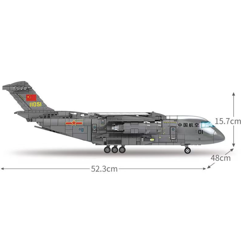 Xi'an Y-20 Cargo Plane 1253pcs mySite