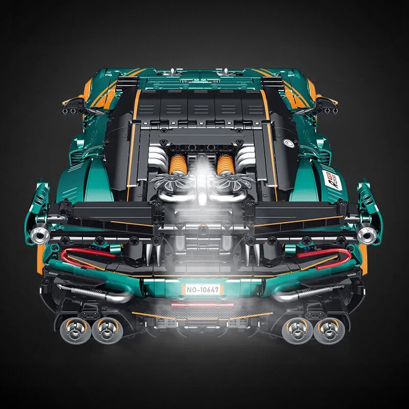 The Ultimate V12 British Racecar 3793PCS - RBrickstem®