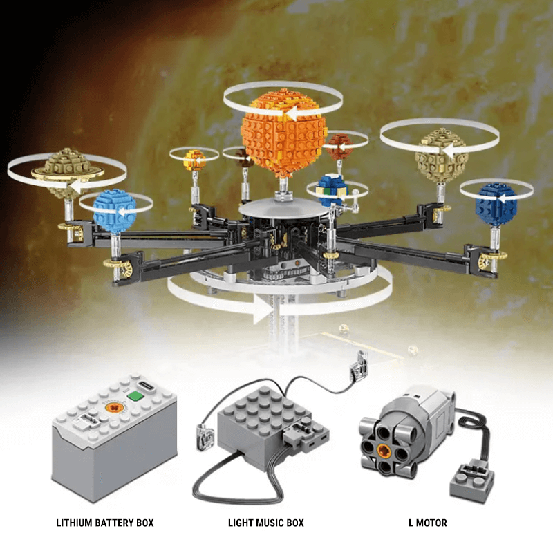 Motorised Solar System 1468pcs mySite