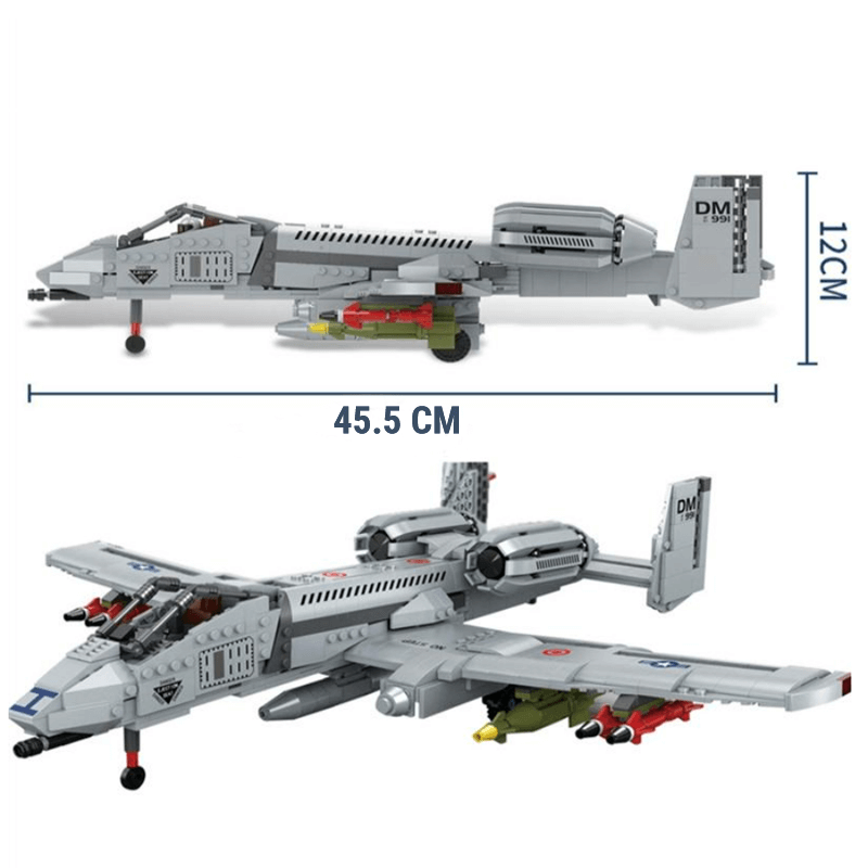 A-10 Ground Attack Aircraft 1049pcs mySite